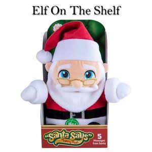 Elf On The Shelf Santa Says Talking Plush NWT